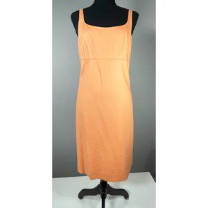 J Crew Orange A-Line Dress